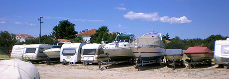 The recently opened new dry marina Turanj